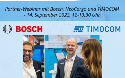 Grafik Webinar Bosch, NeoCargo, Timocom